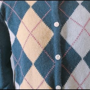 Vintage Abercrombie and Fitch Argyle Sweater